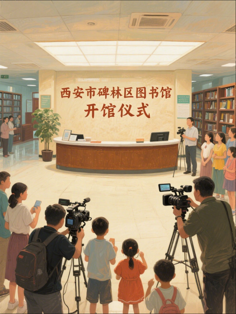 电视台摄制开馆仪式（图源原著）